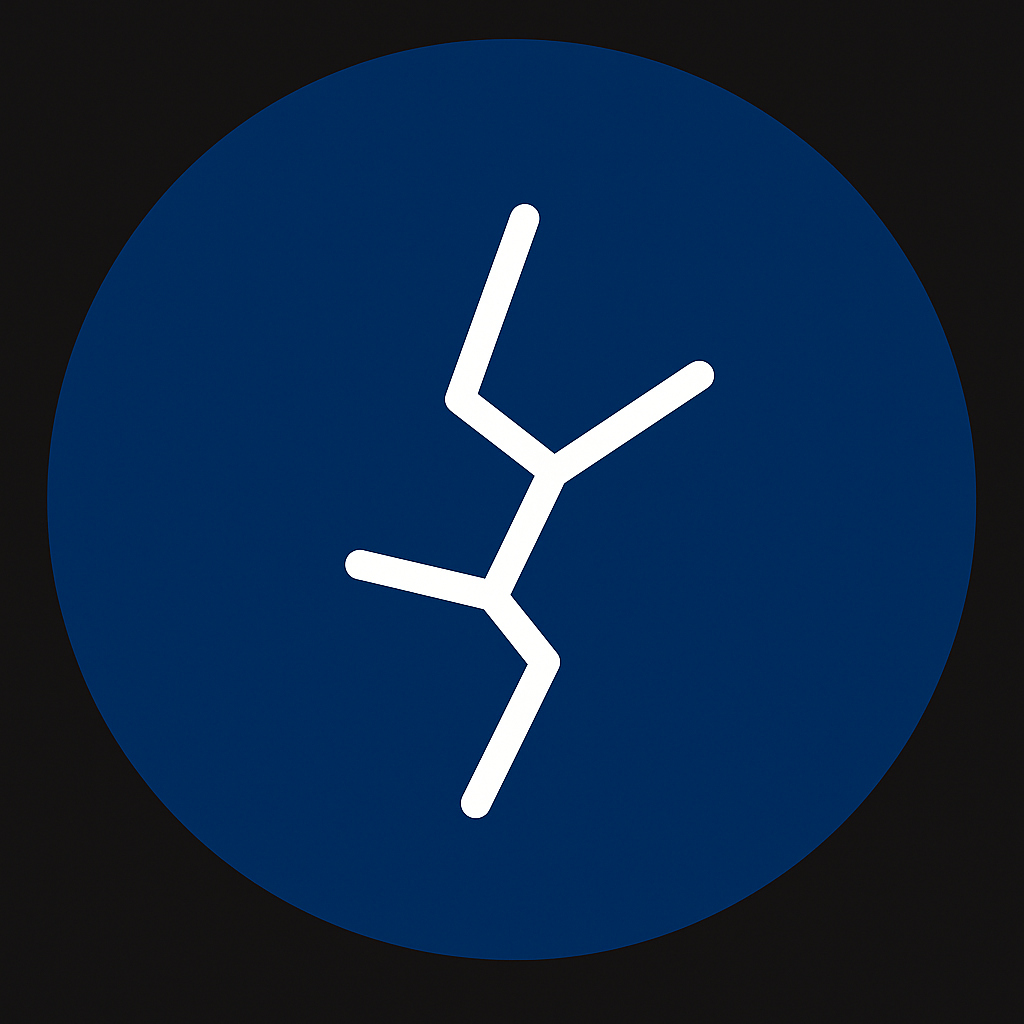 Icône symbole abstrait de fissure